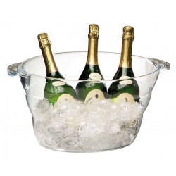 Wijnkoeler/Champagnekoeler Transparant | 10 Liter | 47x28x23(h)cm