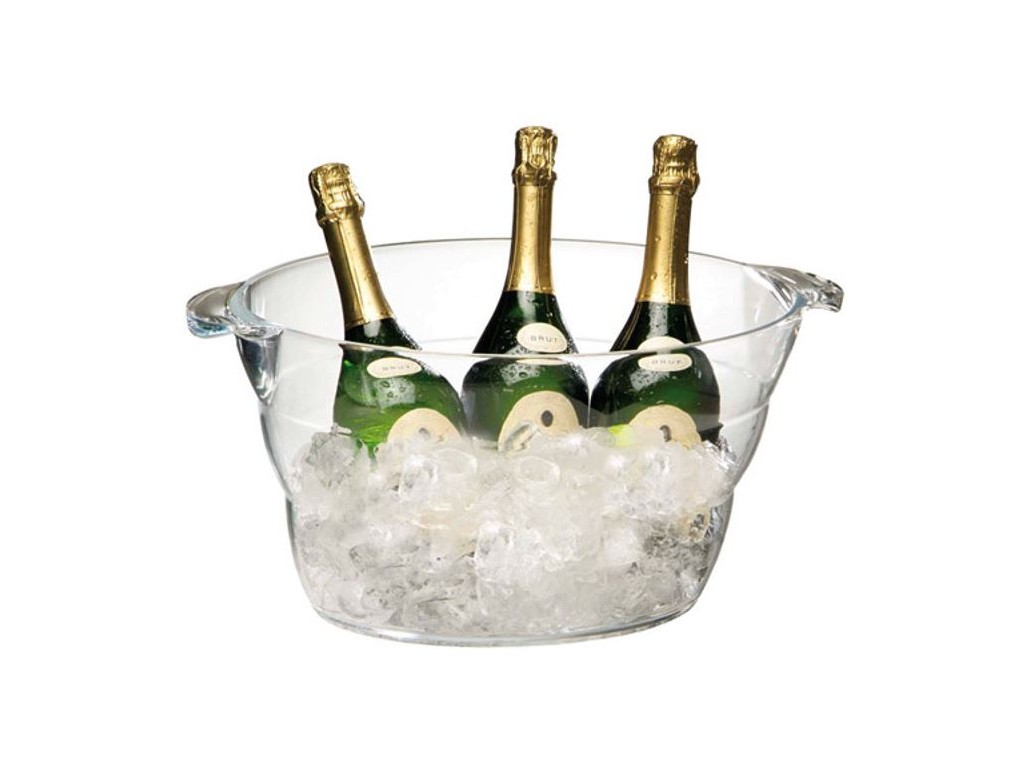 Wijnkoeler/Champagne bowl transparant