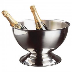 Champagne Bowl Gepolijst | Ø 37 x 24 cm.